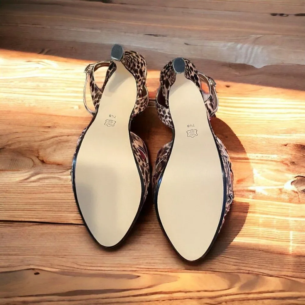 NIB Caparros Women's Makai Platform Sandal 7.5 Leopard print - Picture 9 of 10